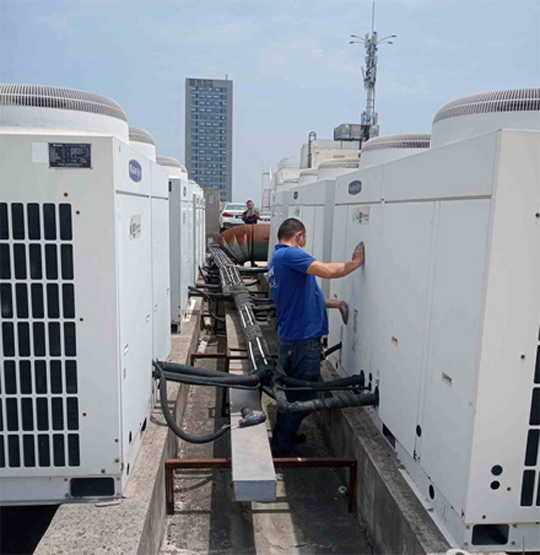 中方中央空调制热和不制冷系统维修方法